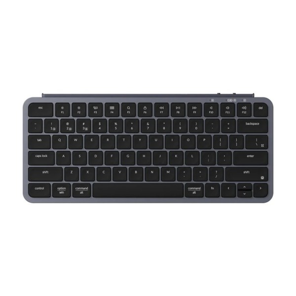 Keychron B1 Pro (B1P-K1) Ultraslim Mini Wireless BT Keyboard ZMK Online customize Gray 75% US Lay - Σύγκριση Προϊόντων