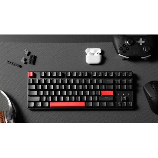 Lemokey X1 (X1-A3) QMK/VIA Wired TKL 80% Mechanical Keyboard - Brown Switch US Layout