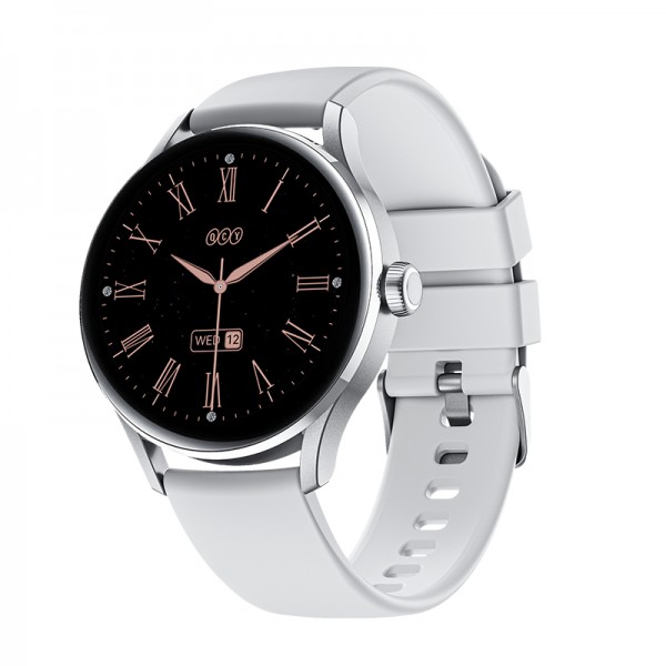 QCY Watch Elite S11 Grey - Small metal 1,19" AMODEL Fashion BT Call IPX8 Waterproof 7Day always on - QCY
