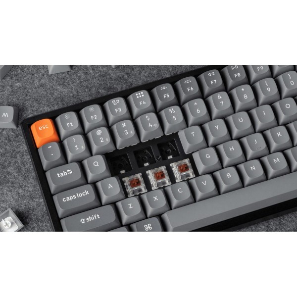 Keychron K2 Max (K2M-J3) QMK Wireless Mechanical Keyboard Brown Switch (Hot-Swap) 75% Us Layout - Keychron