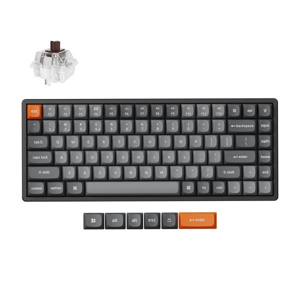 Keychron K2 Max (K2M-J3) QMK Wireless Mechanical Keyboard Brown Switch (Hot-Swap) 75% Us Layout - Keychron