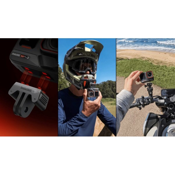 Insta360 Ace Pro 2 (Dual Battery Bundle) Action Camera 8k - Dual AI Chip