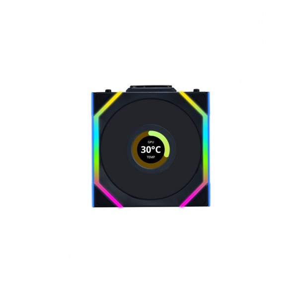 Lian Li UNIFAN SL Wireless LCD 120-1PCS Reverse Black - Case Fan - LIAN LI