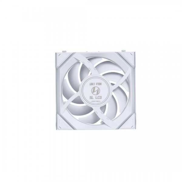 Lian Li UNIFAN SL Wireless LCD 120-1PCS Reverse White - Case Fan Lian Li UNIFAN SL Wireless LCD 120-1PCS Reverse White - Case Fan