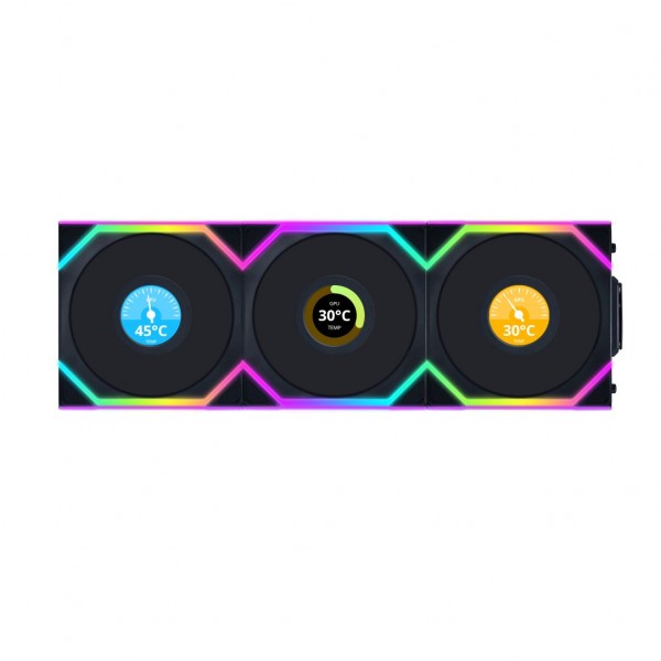 Lian Li UNIFAN SL Wireless LCD 120-1PCS Black - Case Fan Lian Li UNIFAN SL Wireless LCD 120-1PCS Black - Case Fan