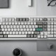 Keychron Q5 Max (Q5M-P1) QMK/VIA Wireless Custom Mechanical White Keyboard-Red Switch 96% US Layout