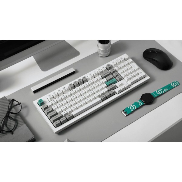 Keychron Q5 Max (Q5M-P1) QMK/VIA Wireless Custom Mechanical White Keyboard-Red Switch 96% US Layout