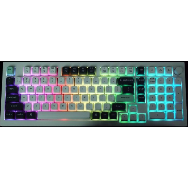 Keychron Q5 HE (Q5H-M1) QMK Wireless Custom Hall Effect Keyboard Purple Switch 96% US Layout
