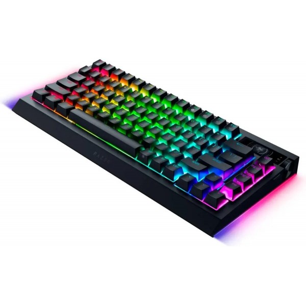 Razer BLACKWIDOW V4 75% Pro Wireless Mechanical RGB Gaming Keyboard - Hot-Swappable - Orange Switche - Razer