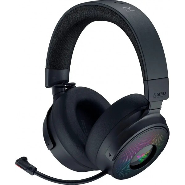 Razer KRAKEN V4 Pro - Wireless 7.1 RGB Gaming Headset - Sound Card - Haptic Feedback - PC/PS5/PS4 - Gadgets