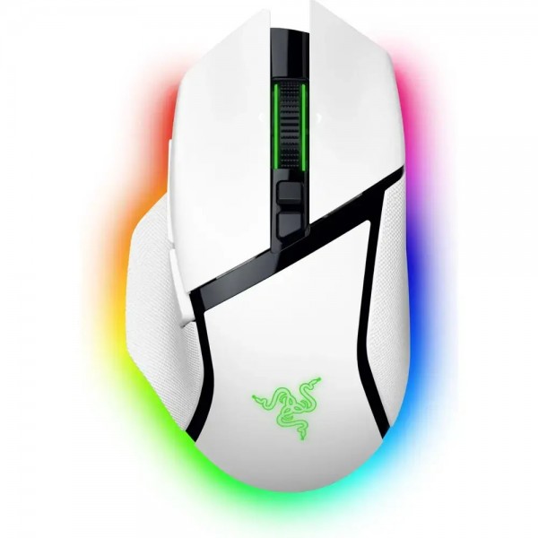 Razer BASILISK V3 PRO 35K WHITE WIRELESS - Optical Switches - Tilt Wheel - 11 Buttons - Razer