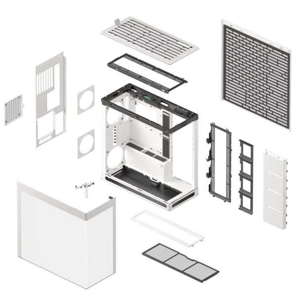 HAVN HS 420 white Premium Midi Tower Case - without vertical GPU support HAVN HS 420 white Premium Midi Tower Case - without vertical GPU support