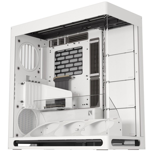 HAVN HS 420 VGPU white Premium Midi Tower Case - with vertical GPU support - Cases