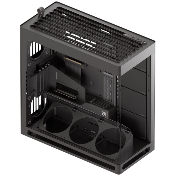 HAVN HS 420 VGPU black Premium Midi Tower Case - with vertical GPU support HAVN HS 420 VGPU black Premium Midi Tower Case - with vertical GPU support