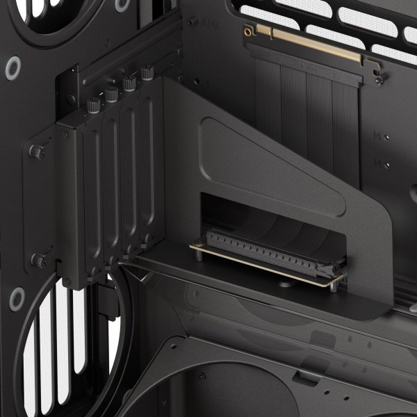HAVN HS 420 VGPU black Premium Midi Tower Case - with vertical GPU support HAVN HS 420 VGPU black Premium Midi Tower Case - with vertical GPU support