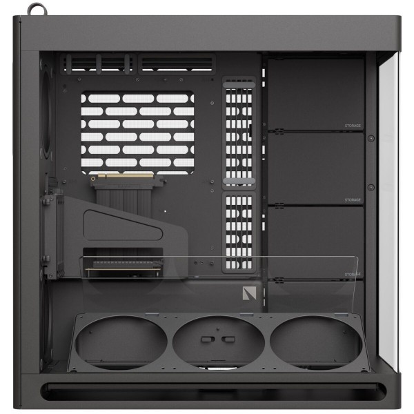HAVN HS 420 VGPU black Premium Midi Tower Case - with vertical GPU support HAVN HS 420 VGPU black Premium Midi Tower Case - with vertical GPU support