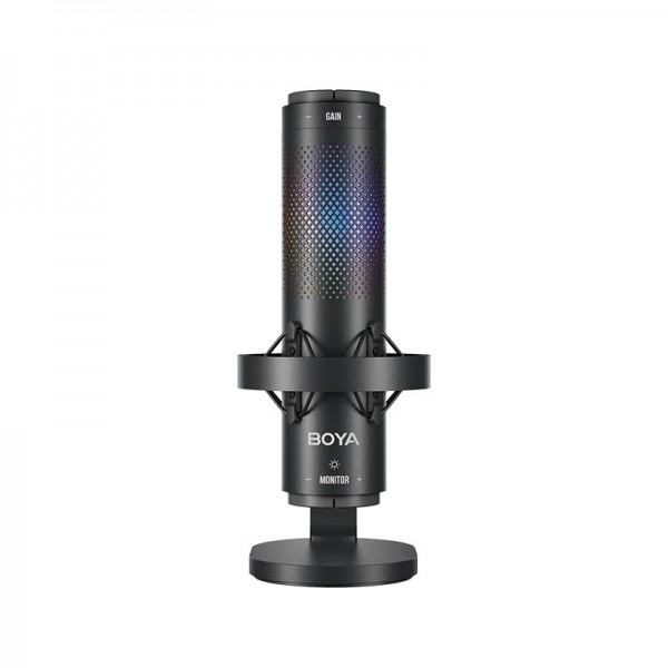 BOYA BY-K9 USB RGB Microphone 3 selectable patterns w. shockmount (9 zones RGB) - Σύγκριση Προϊόντων
