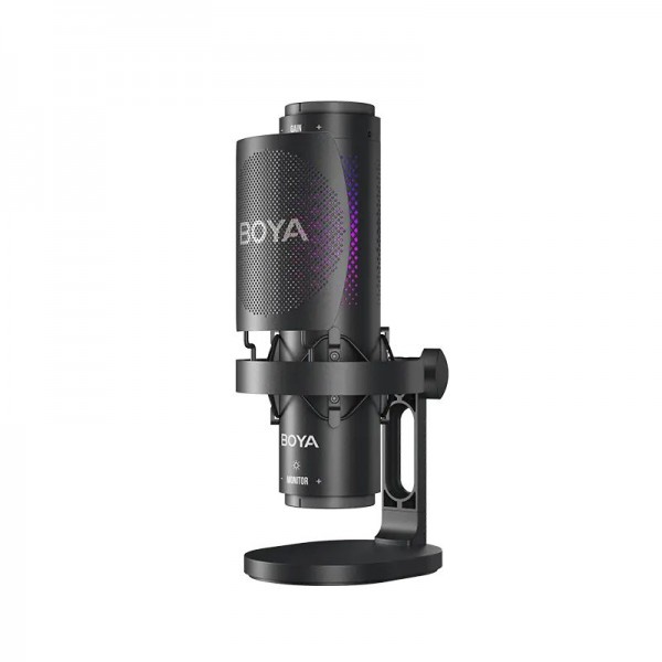 BOYA BY-K9 USB RGB Microphone 3 selectable patterns w. shockmount (9 zones RGB) - Σύγκριση Προϊόντων