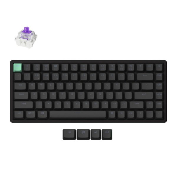 Keychron K2 HE (K2H-J1)Wireless Magnetic Hall Effect RGB Custom Keyboard 75% US Layout shine-through - Keychron