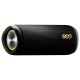 QCY SP7 Black -  Portable Bluetooth Speaker w Stereo Sound 40W, Mic for Calls, RGB Light Show