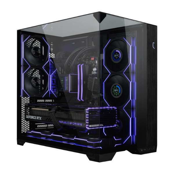 Lian Li UNI FAN TL-LCD Wireless Reverse 120 Black (1pc) Case Fan | Case Fan Lian Li UNI FAN TL-LCD Wireless Reverse 120 Black (1pc) Case Fan