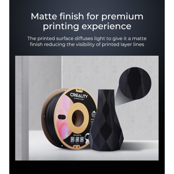 CREALITY CR-PLA Matte Avocado Green, 3D Printer Filament 1 kg Spool,1.75mm (3301010301)
