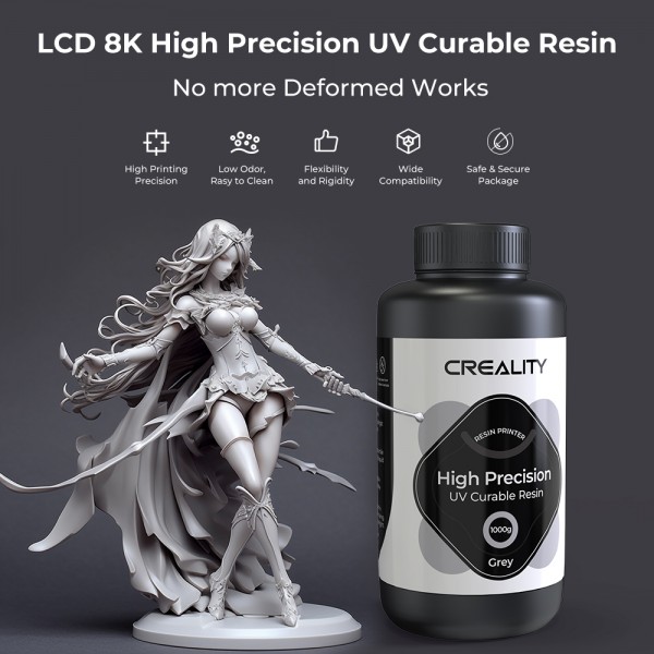 Creality LCD 8K High Precision UV Curable Resin - Orange (3302190005)