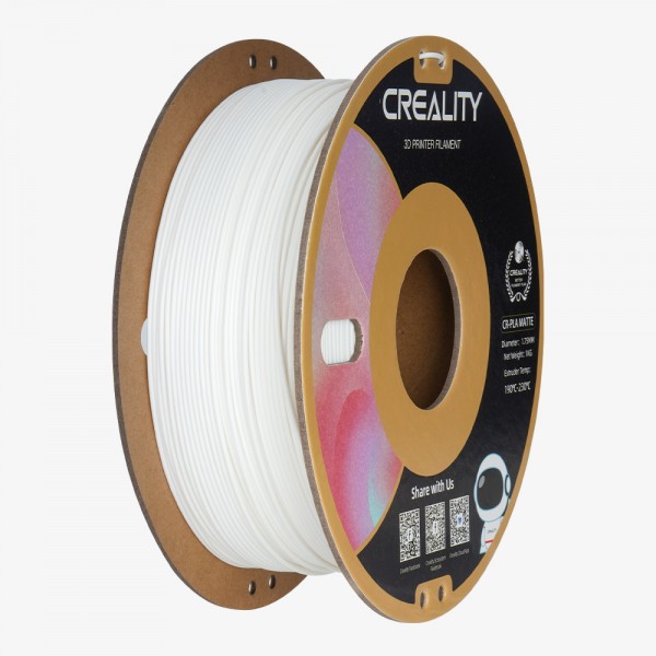 CREALITY CR-PLA Matte Gypsum White, 3D Printer Filament 1 kg Spool,1.75mm (3301010296) - 3D Printer Filaments