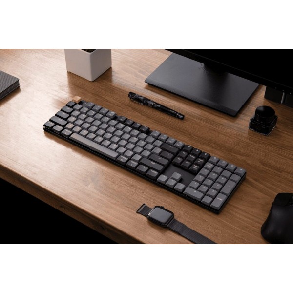 Keychron K5 V2 (K5X-B3) QMK Wireless Mechanical Keyboard Brown Switch RGB 100% US Layout