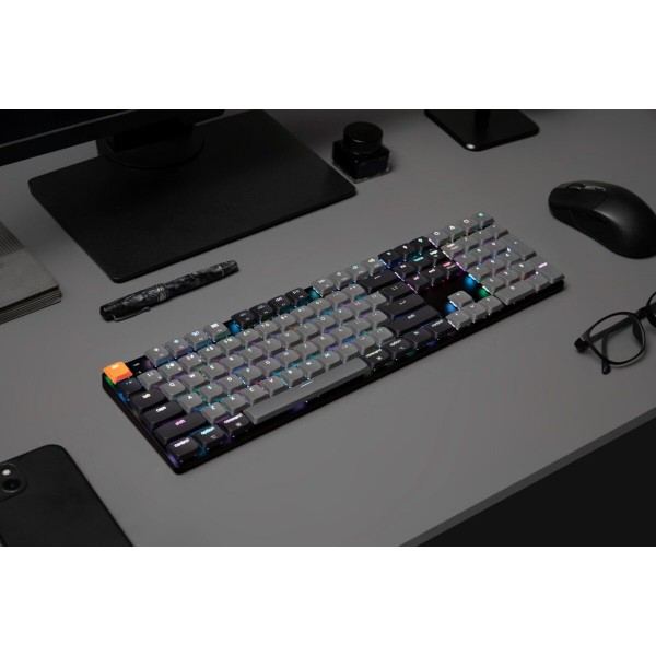 Keychron K5 V2 (K5X-B3) QMK Wireless Mechanical Keyboard Brown Switch RGB 100% US Layout