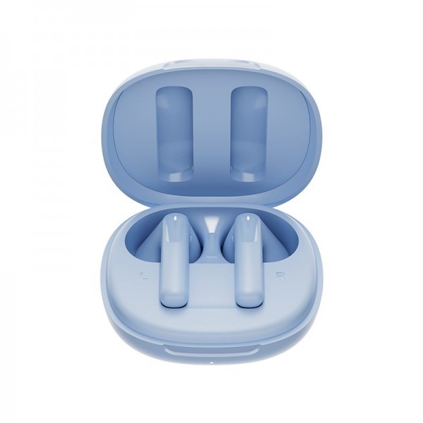 QCY AilyBuds E20 Clear Blue- Hybrid ANC Semi-Ear TWS earbuds 6mics 13mm driver IPX4 BT5.4 35h - QCY