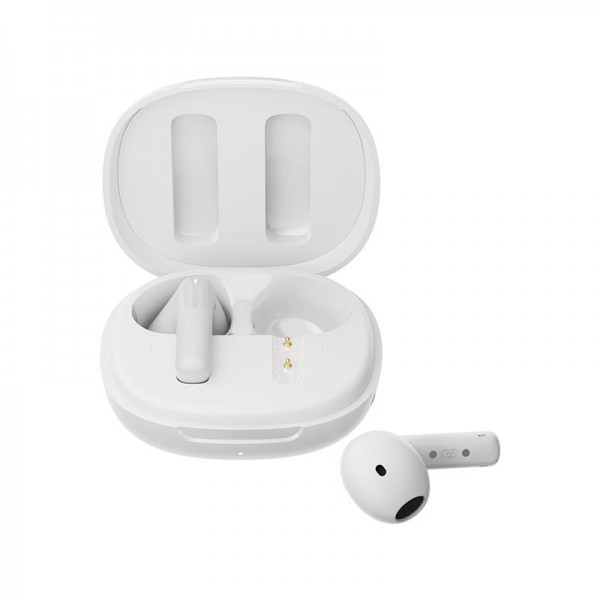 QCY AilyBuds E20 White- Hybrid ANC Semi-Ear TWS earbuds 6mics 13mm dynamic driver IPX4 BT5.4 35h