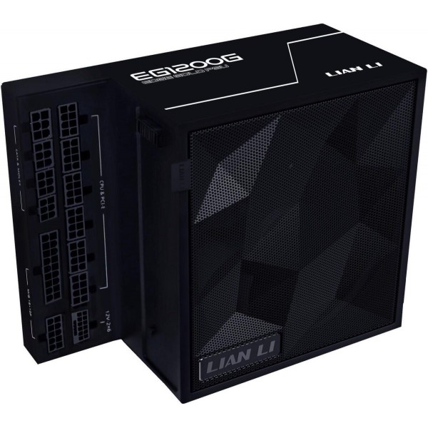 Lian Li Edge 1200W Black 80+ Gold (with USB HUB), Fully Modular ATX PSU - LIAN LI