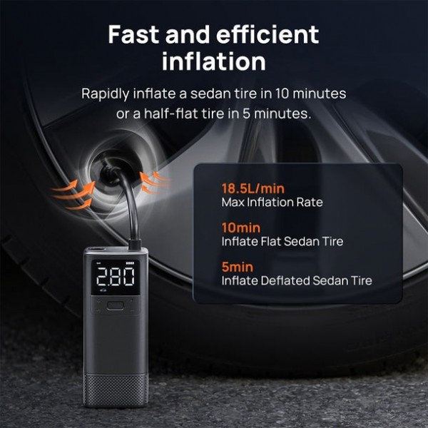 70mai TP05 Air Compressor Wireless - 418,5L/min 28mi - Σύγκριση Προϊόντων