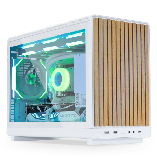 Lian Li DAN Case A3 Wood - Glass Side Panel - M-ATX All Mesh Steel-Fabric PC Case from Daniel Hansen - Cases