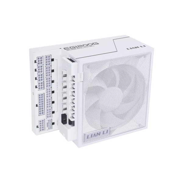 Lian Li Edge 1200W White 80+ Gold (with USB HUB), Fully Modular ATX PSU - LIAN LI