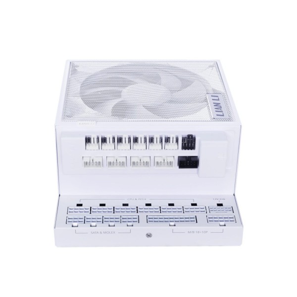 Lian Li Edge 1200W White 80+ Gold (with USB HUB), Fully Modular ATX PSU