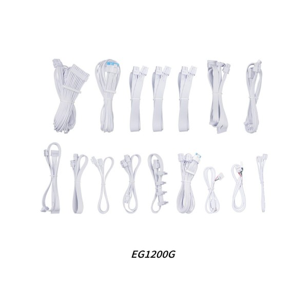 Lian Li Edge 1200W White 80+ Gold (with USB HUB), Fully Modular ATX PSU