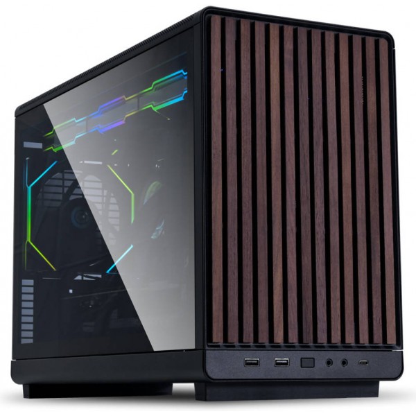 Lian Li DAN Case A3 Wood - Glass Side Panel - M-ATX All Mesh Steel-Fabric PC Case from Daniel Hansen - Cases