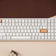 Keychron K4 HE (K4H-Q1) Special Wood Edition White Wireless Magnetic Hall Effect RGB Keyboard 96% US