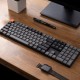 Keychron K5 V2 (K5X-B4) QMK Wireless Mechanical Keyboard Banana Switch RGB 100% US Layout