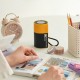 Kodak Memo Shot ERA -  2-in-1 Instant Camera and Photo label Printer + one Roll, Yellow
