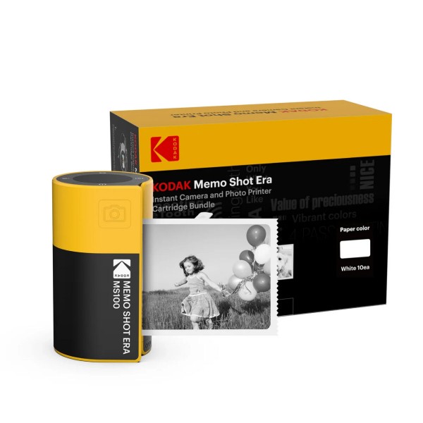 Kodak Memo Shot ERA Catridge - Paper for photo-Label Printer (9 Rolls) - Instant Camera Accessories