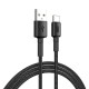 QCY USB-A to Type-C braided wire Cable Fast Charging & Data, 60W TPE+ high densidy 1,2m