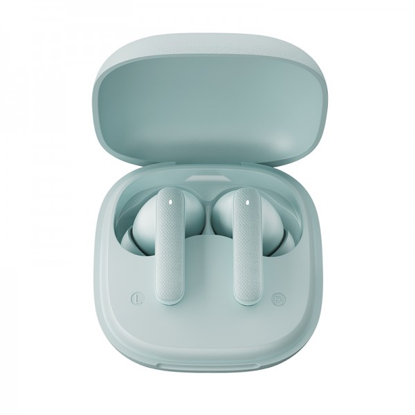QCY Buds Blue (QT43) - Noise Reduction Clear Calls TWS Earbuds 35h, 10mm dynamic drivers - QCY