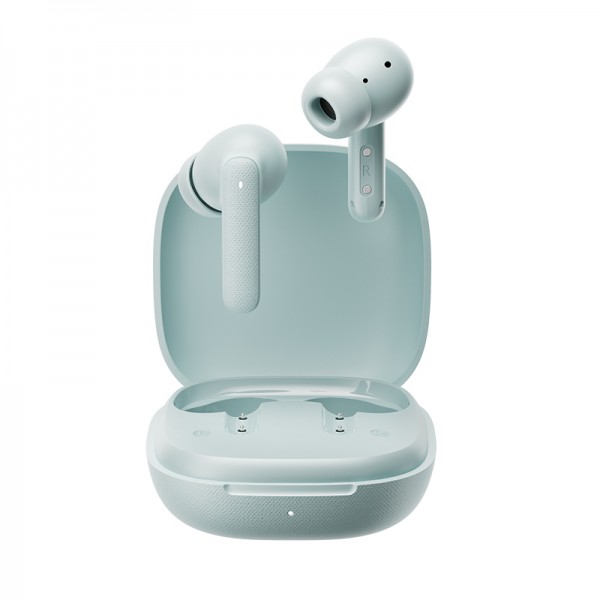 QCY Buds Blue (QT43) - Noise Reduction Clear Calls TWS Earbuds 35h, 10mm dynamic drivers - QCY