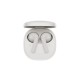 QCY Air White Semi-Ear TWS Earbuds, quad Mic ENC multi-point connection, leather grain case