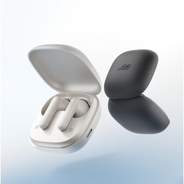 QCY Buds Blue (QT43) - Noise Reduction Clear Calls TWS Earbuds 35h, 10mm dynamic drivers