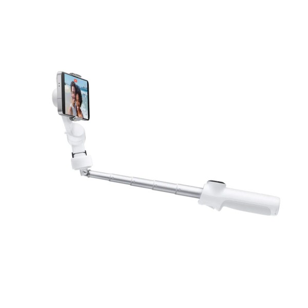 Insta360 Flow 2 AI Tracker Bundle White - A.I. Powered Gimbal Stabilzer for Smartphone