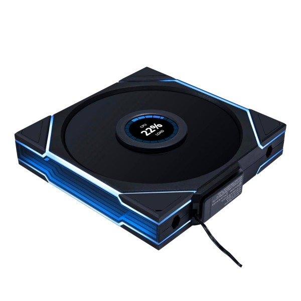Lian Li UNI FAN TL-LCD Wireless Reverse 140 Black (1pc) Case Fan - No Controller Included - LIAN LI
